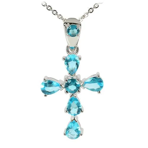 3D - Printed Owl Pendant Necklace in Recycled Plastic for Eco - Conscious FashionistasSterling Silver Blue CZ Cross Pendant (Chain Sold Separately) 3D - Printed Owl Pendant Necklace in Recycled Plastic for Eco - Conscious FashionistasSterling Silver Blue CZ Cross Pendant (Chain Sold Separately)