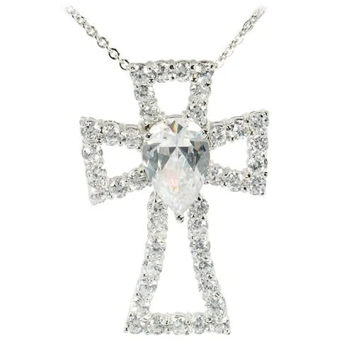 Hypoallergenic Stainless Steel Dog Tag Pendant Necklace for Active MenSterling Silver CZ Inlay Cross Pendant (Chain Sold Separately) Hypoallergenic Stainless Steel Dog Tag Pendant Necklace for Active MenSterling Silver CZ Inlay Cross Pendant (Chain Sold Separately)