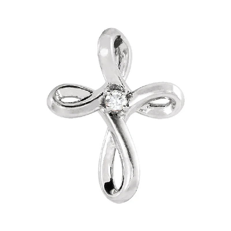Braided Hemp Rope Necklace with a Seashell Pendant for Summer BeachgoersSterling Silver 0.02 CT Diamond Infinity Loop Cross Pendant, 10 x 13mm Braided Hemp Rope Necklace with a Seashell Pendant for Summer BeachgoersSterling Silver 0.02 CT Diamond Infinity Loop Cross Pendant, 10 x 13mm