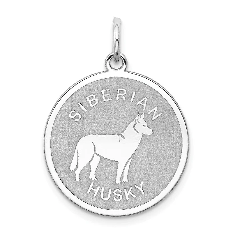 Antique - Inspired Filigree - Worked Cross Pendant Necklace for Religious CeremoniesSterling Silver Laser Etched Siberian Husky Dog Pendant, 19mm Antique - Inspired Filigree - Worked Cross Pendant Necklace for Religious CeremoniesSterling Silver Laser Etched Siberian Husky Dog Pendant, 19mm