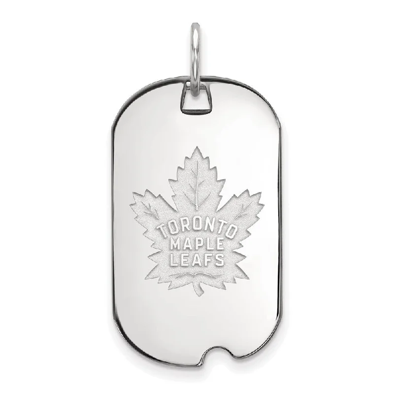 Adjustable - Chain Cubic Zirconia Solitaire Pendant for a Sparkling GiftSterling Silver NHL Toronto Maple Leafs Dog Tag Pendant Adjustable - Chain Cubic Zirconia Solitaire Pendant for a Sparkling GiftSterling Silver NHL Toronto Maple Leafs Dog Tag Pendant