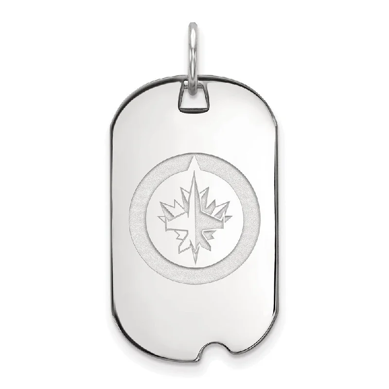 18K Gold - Plated Angel Wing Pendant for a Symbolic and Elegant AccessorySterling Silver NHL Winnipeg Jets Dog Tag Pendant 18K Gold - Plated Angel Wing Pendant for a Symbolic and Elegant AccessorySterling Silver NHL Winnipeg Jets Dog Tag Pendant