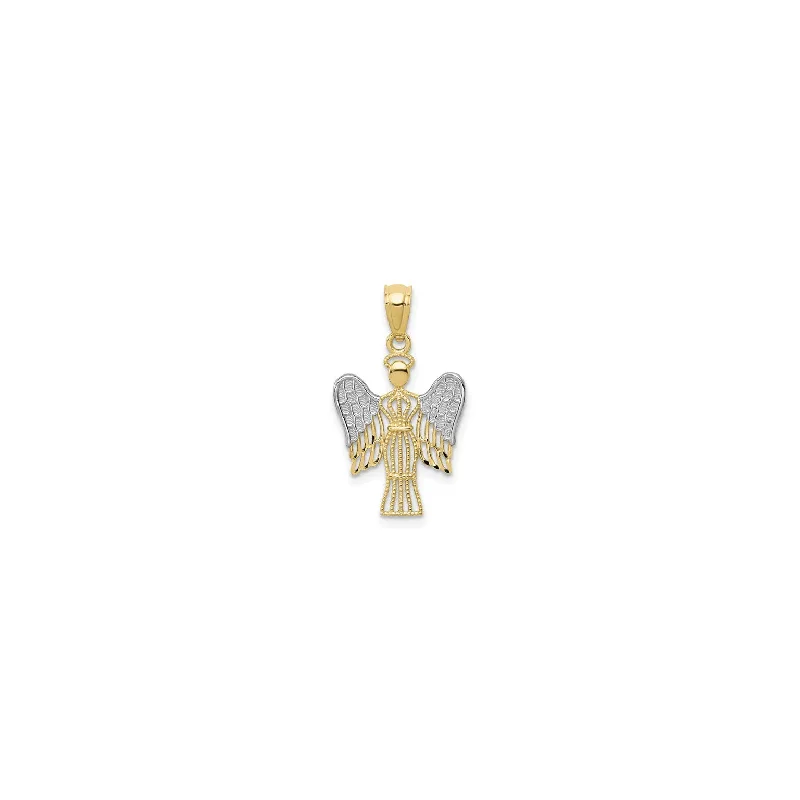 18K Gold - Plated Angel Wing Pendant for a Symbolic and Elegant AccessorySvelte Angel Pendant (14K) 18K Gold - Plated Angel Wing Pendant for a Symbolic and Elegant AccessorySvelte Angel Pendant (14K)