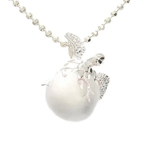 Magnetic - Closure Pendant Necklace with a Hidden Compartment for Secret KeepersSterling Silver Honu (Hawaiian Turtle) in Egg Pendant (Chain Sold Separately) Magnetic - Closure Pendant Necklace with a Hidden Compartment for Secret KeepersSterling Silver Honu (Hawaiian Turtle) in Egg Pendant (Chain Sold Separately)