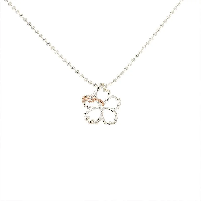 Multi - Colored Beaded Starfish Pendant Necklace for Beach - Themed WeddingsSterling Silver Two Tone Pink Gold Plated Hibiscus with CZ Pendant (XS/S/L/XL) (Chain Sold Separately) Multi - Colored Beaded Starfish Pendant Necklace for Beach - Themed WeddingsSterling Silver Two Tone Pink Gold Plated Hibiscus with CZ Pendant (XS/S/L/XL) (Chain Sold Separately)