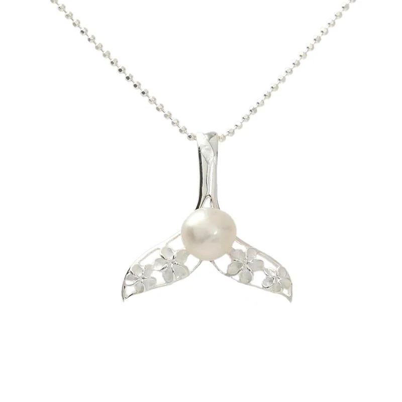 Adjustable - Length Turquoise - Inlaid Teardrop Pendant Necklace for TravelersSterling Silver Plumeria in Whale Tail with White Fresh Water Pearl Pendant (Chain Sold Separately) Adjustable - Length Turquoise - Inlaid Teardrop Pendant Necklace for TravelersSterling Silver Plumeria in Whale Tail with White Fresh Water Pearl Pendant (Chain Sold Separately)