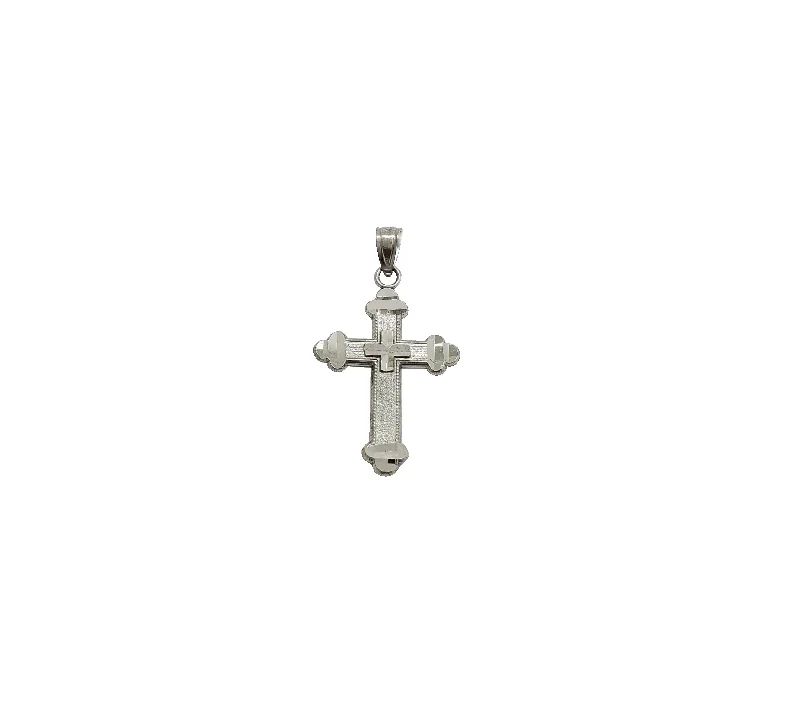 White Gold Cross Pendant (14K)