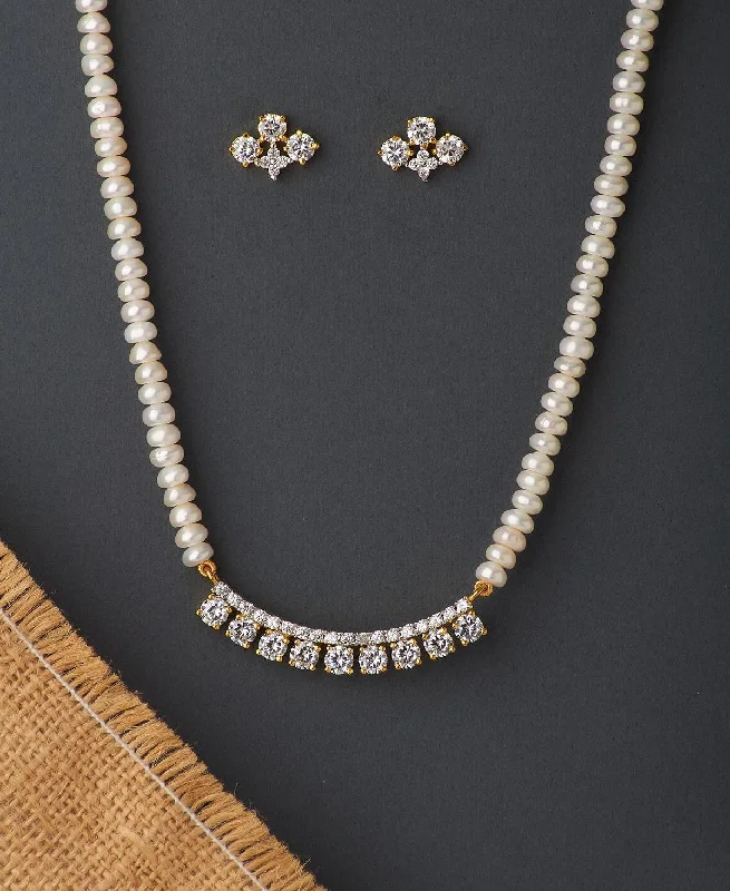 affordable chain necklaces onlineBeautiful Real Pearl Necklace Set