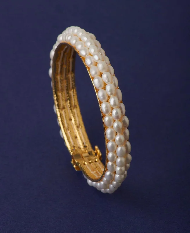 Pearl and Lava Rock Bracelet with Essential Oil - Diffusing Feature for Aromatherapy on the GoElegant Golden White Pearl Bangle Pearl and Lava Rock Bracelet with Essential Oil - Diffusing Feature for Aromatherapy on the GoElegant Golden White Pearl Bangle
