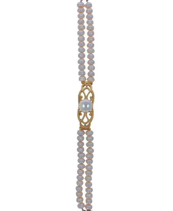 Hand - Knotted Freshwater Pearl Bracelet with Silk Thread for a Delicate LookFashionable Small Pearl Bracelet Hand - Knotted Freshwater Pearl Bracelet with Silk Thread for a Delicate LookFashionable Small Pearl Bracelet
