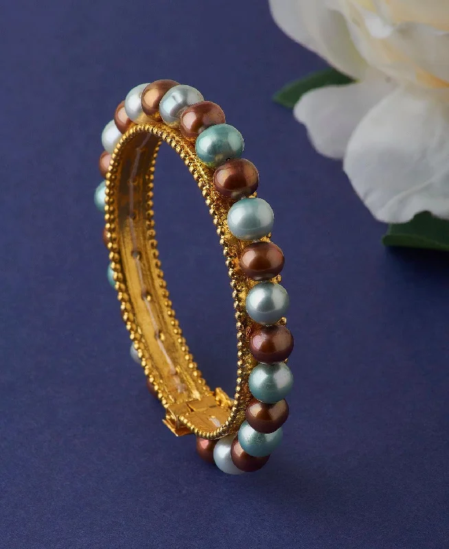 Children's Pearl Bracelet with Colored Enamel Animal Charms for a Cute and Playful AccessoryMulti Real Pearl Bangle Children's Pearl Bracelet with Colored Enamel Animal Charms for a Cute and Playful AccessoryMulti Real Pearl Bangle